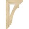 Ekena Millwork Imperial Slat Rough Sawn Bracket w/ Offset Brace, Douglas Fir, 6"W x 18"D x 30"H BKT0604X18X30IMP06RDF - alternate 3